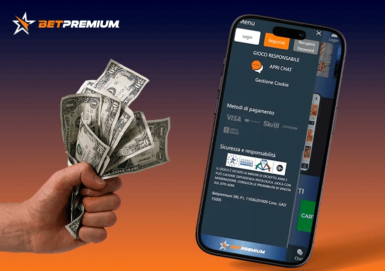 betpremium metodi pagamento